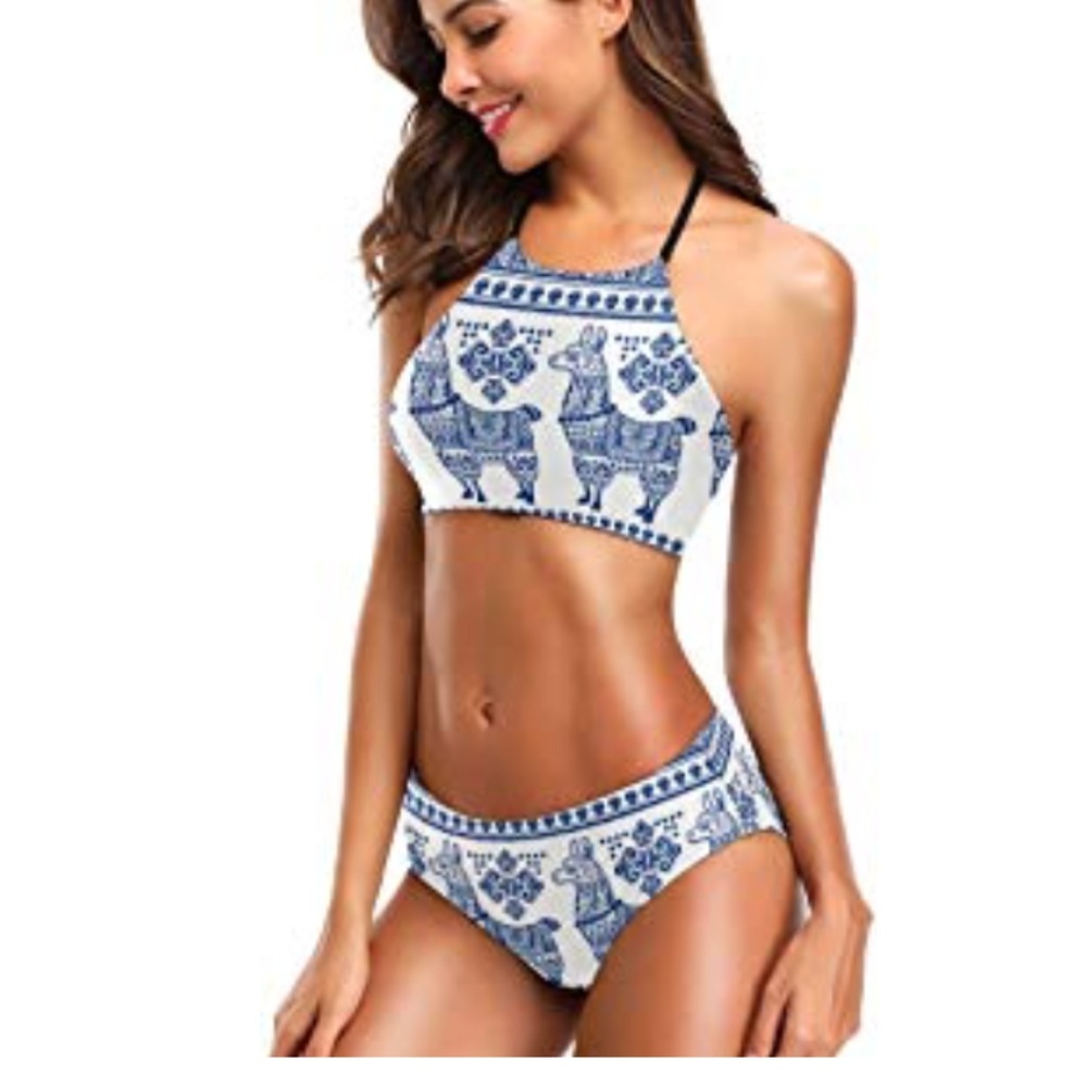ISLA Boho Llama Print Bikini - Picture 3 of 7